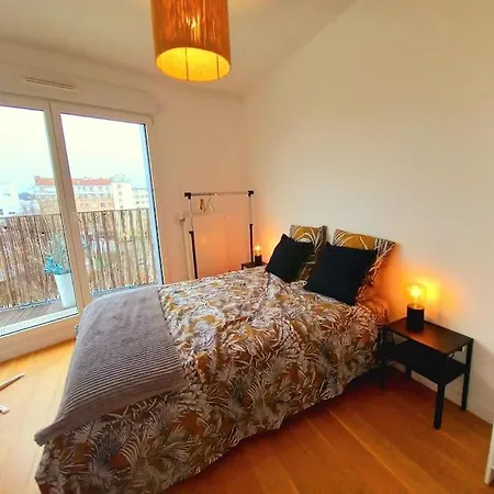 T3 Brooklyn - Luminous - - Wifi - Parking Apartment Nanterre