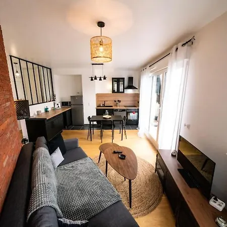 T3 Brooklyn - Luminous - - Wifi - Parking Appartement Nanterre
